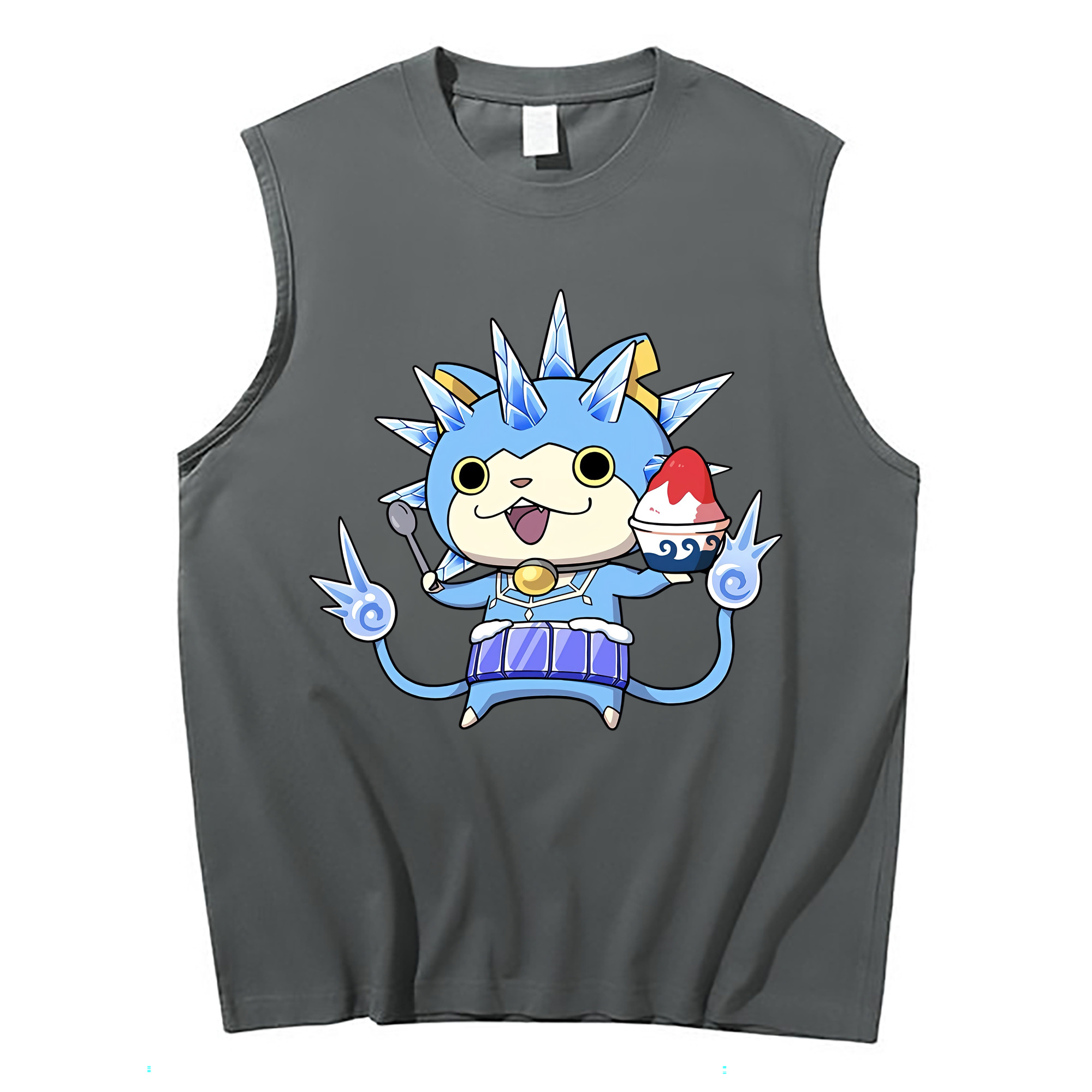 （画像用） 妖怪ウォッチ Yo-kai Watch コットン100％タンクトップ（フロントプリント）